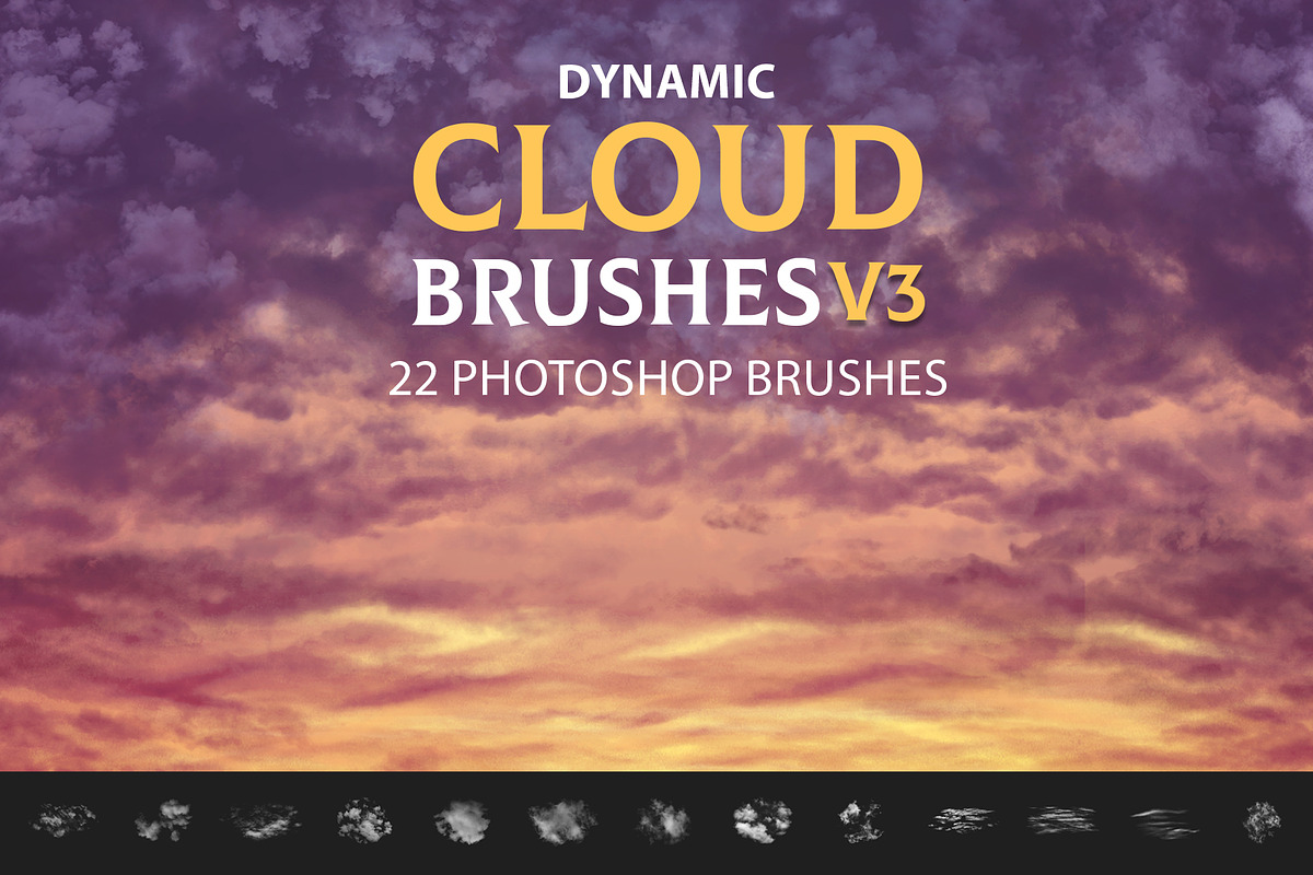 Photoshop Cloud Brushes V3, a Brush Add-On by Mohamed Saber (Photo 1 of 6)