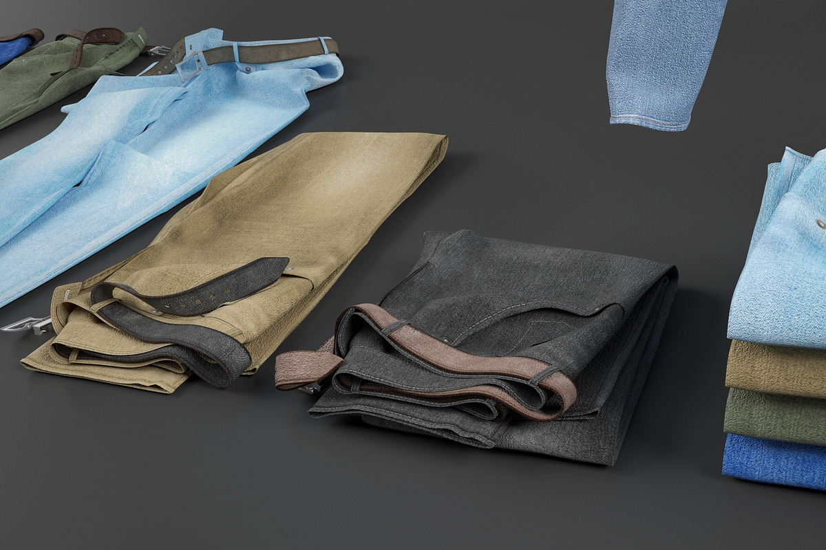 Jeans collection 3D model, a Characters & Person 3D Model by mrGarret (Photo 18 of 19)
