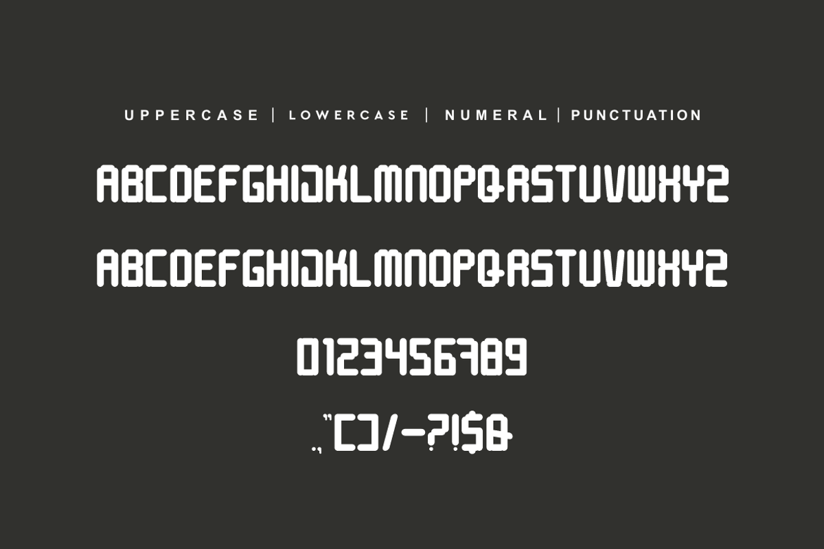 Danger Lines, a Sans Serif Font by alon kelakon (Photo 5 of 6)