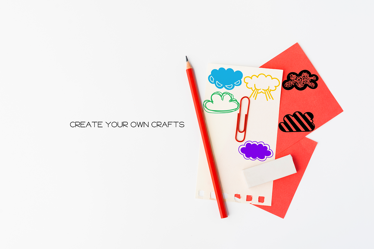 Cloud Doodles - Dingbats Font, a Symbol Font by WADLEN (Photo 5 of 7)