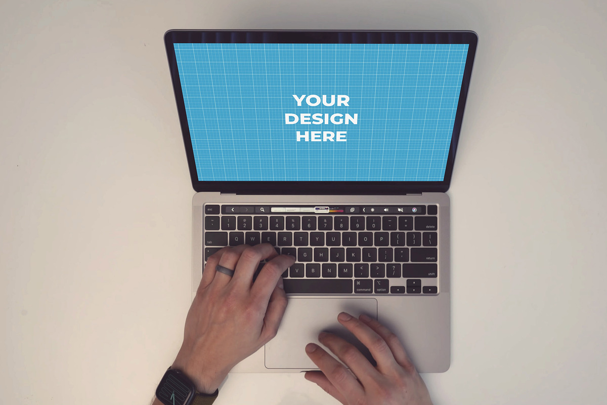 24 PSD Macbook 2020 Mockup #1, a Books & Magazine Mockup by Laura (Photo 6 of 25)