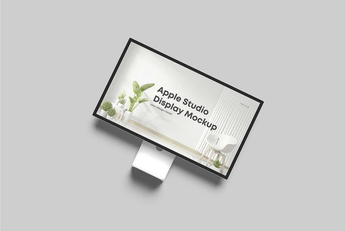 Apple Studio Display Mockup, a Mac Mockup by Graphiculon (Photo 8 of 11)