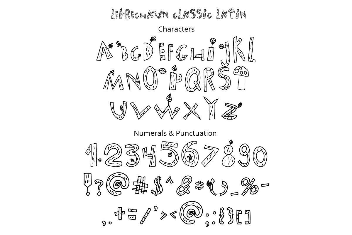 Leprechaun color font, a Font by Malena (Photo 4 of 7)
