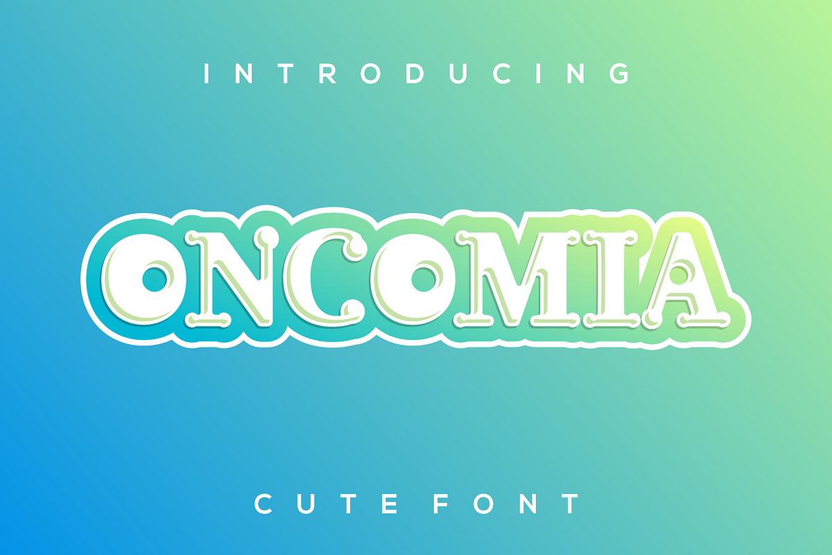 Oncomia, a Slab Serif Font by lelevien (Photo 2 of 2)