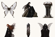 Watercolor Dark Enchanted Gothic, an Object Illustration by BusyDaydesign (Thumbnail 5 of 9)