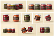 Jam Jar Mockup Set | Label Design, a Cups & Container Mockup by Deeplab (Thumbnail 2 of 14)