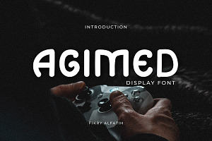 Agimed - Display Font, a Sans Serif Font by Fikry Alfatih
