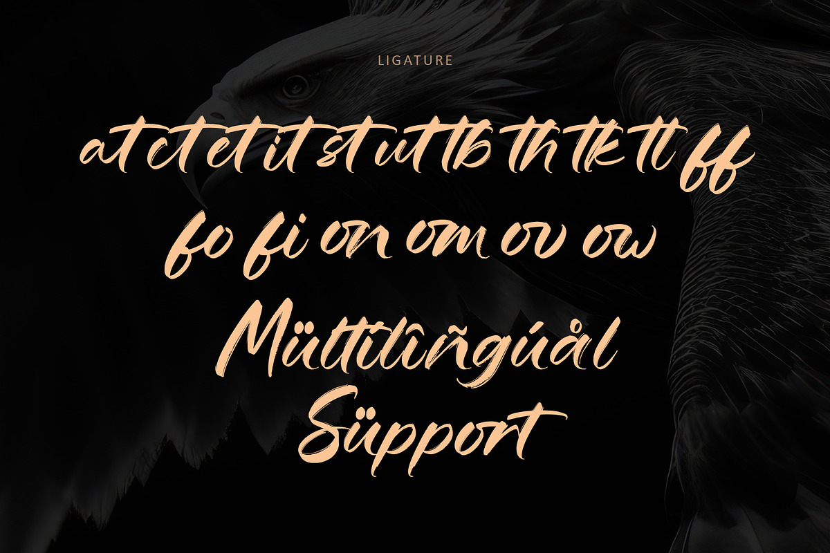 Eagle Horizon, a Handwritten Font by Letterara (Photo 12 of 13)