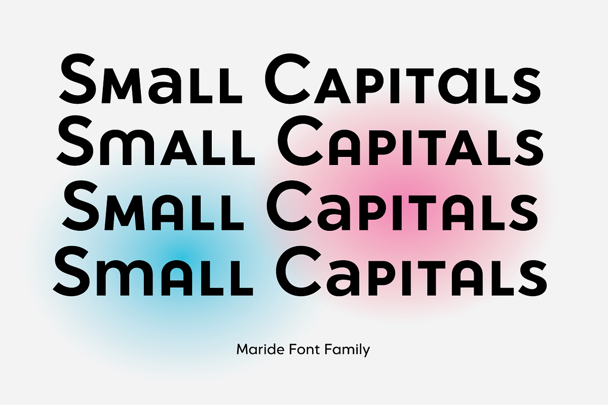 Maride Font Family, a Sans Serif Font by Ahmet Altun (Photo 3 of 5)