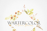 Rustic Autumn Watercolor Floral, a Pattern Graphic by Deckar_art (Thumbnail 5 of 8)