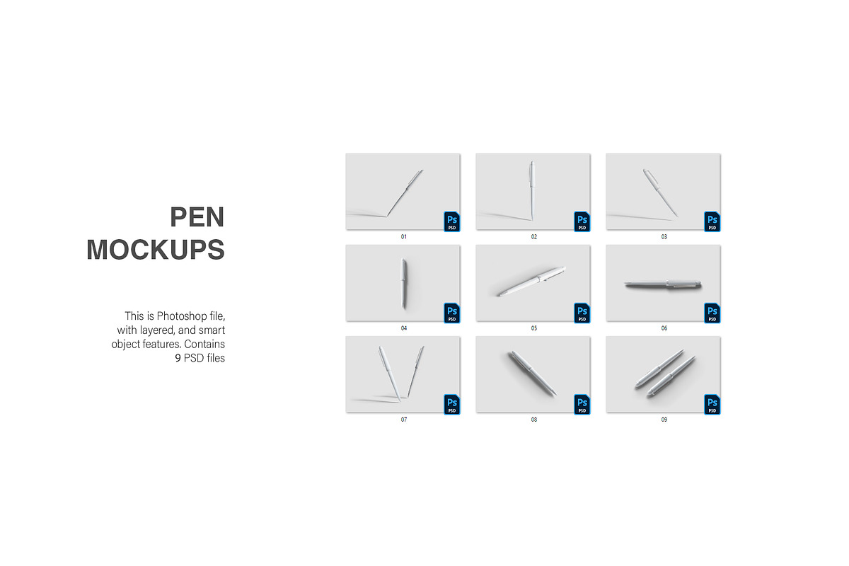 Pen Mockups, a Pens & Pencil Mockup by graphiccrew (Photo 13 of 13)