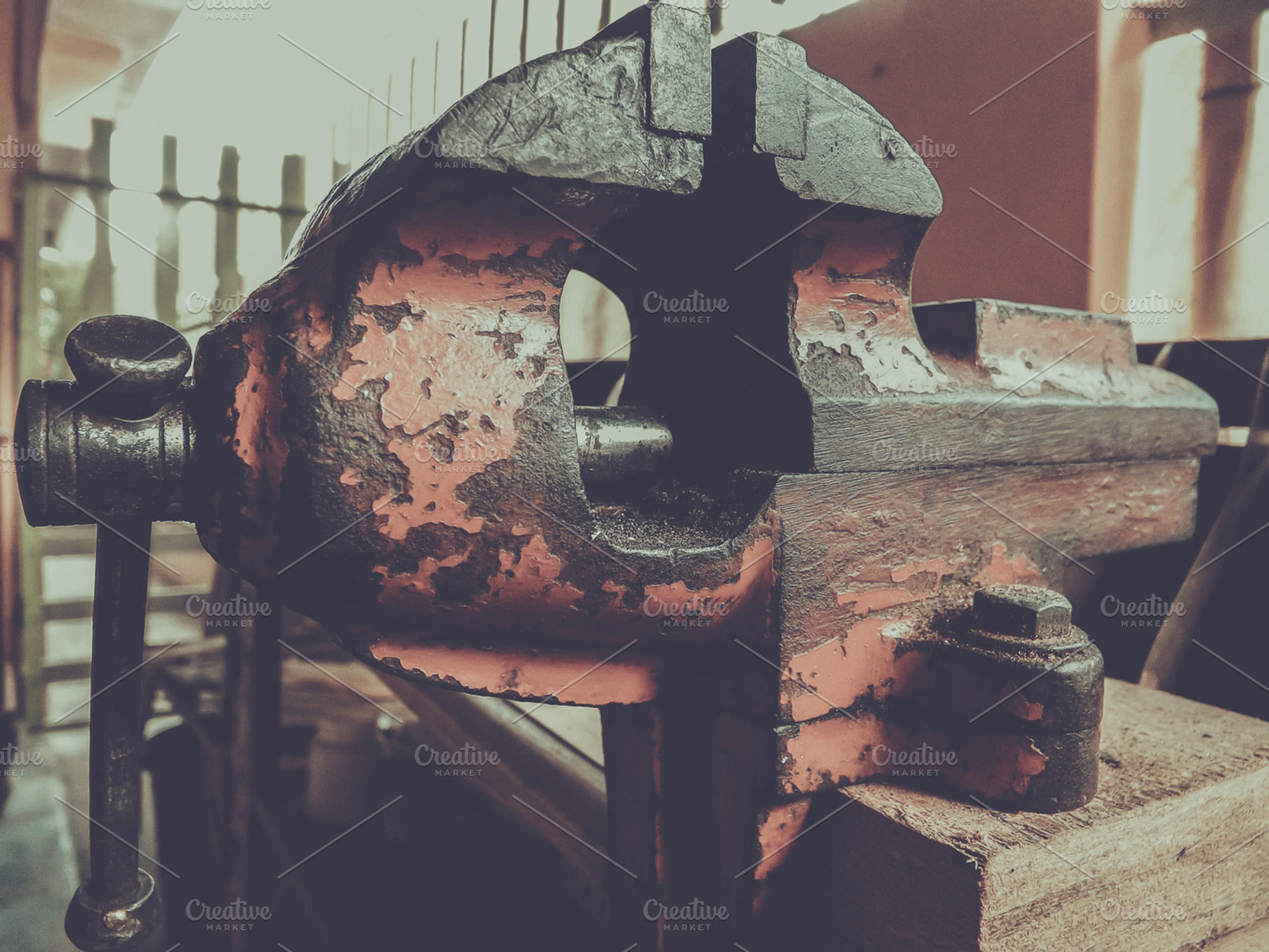 Bench Vice, an Industrial Photo by alyaphotoworks