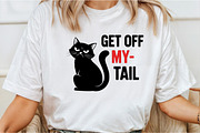 Get Off My Tail Cat PNG Design, an Illustration by DreamCafeArt (Thumbnail 2 of 6)