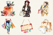 Shopping & Sales Fashion Clipart, an Illustration by OK Design (Thumbnail 3 of 5)