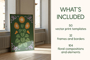 Art Nouveau Vector Poster Creator, an Object Graphic by ArtFM (Thumbnail 2 of 15)