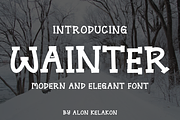 Wainter, a Handwritten Font by alon kelakon (Thumbnail 1 of 6)