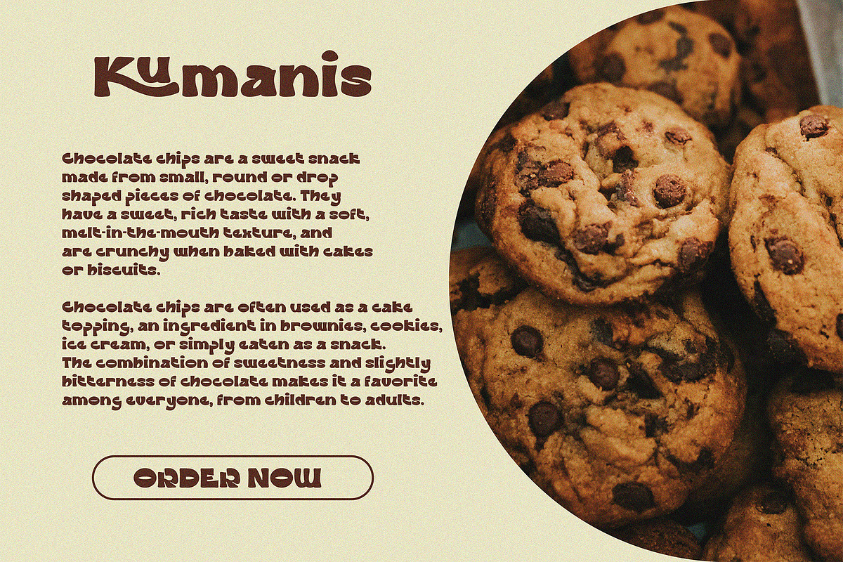 Chopis - Food Font, a Handwritten Font by Boril Std (Photo 3 of 10)