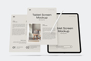 Portrait Tablet Screen Mockup, an iPad Mockup by Rizky Audymas (Thumbnail 5 of 8)