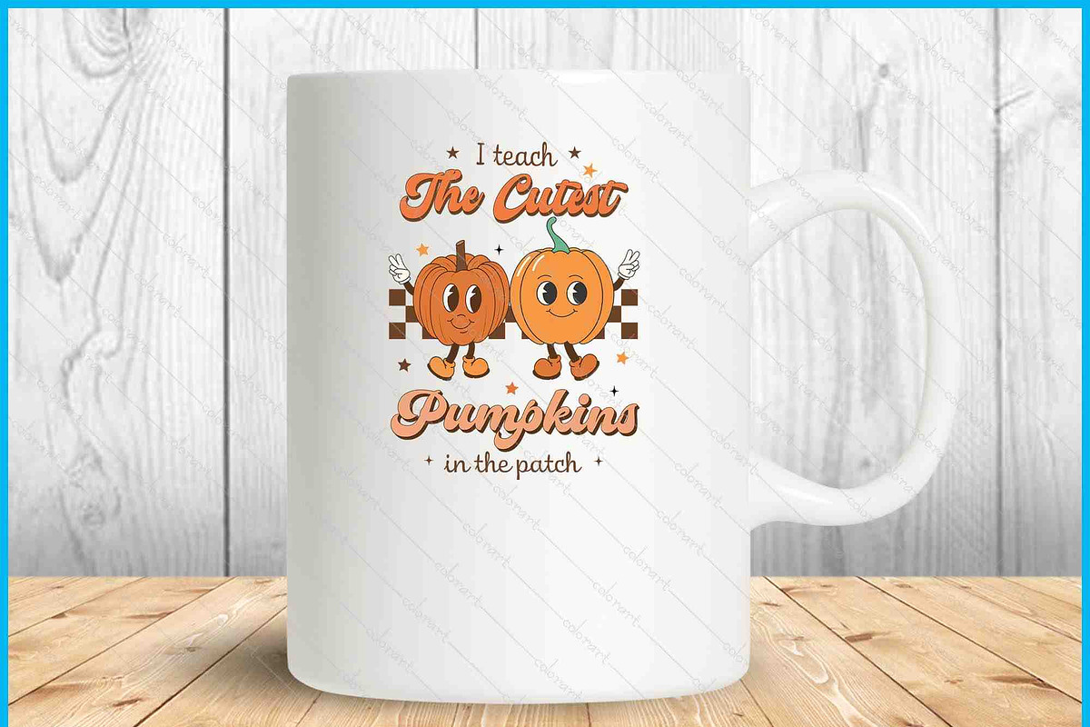 I Teach The Cutest Pumpkins SVG PNG, a Graphic by Creativeusart (Photo 3 of 4)