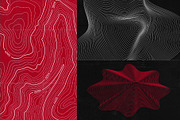 75 Wireframe Topo Elements Vectors, an Object Graphic by Graphicdome (Thumbnail 9 of 13)