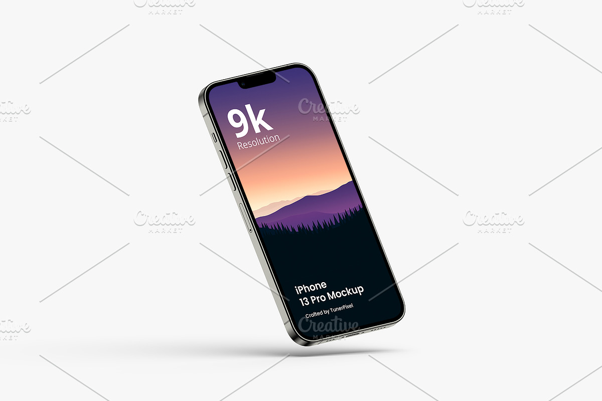 iPhone 13 Pro Mockup, an iPhone Mockup by Mockupia (Photo 12 of 27)