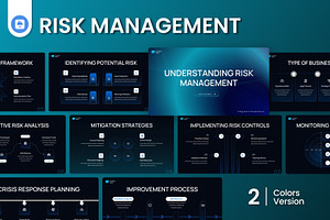 Risk Management Infographic Keynote, a Presentation Template by Antstheme