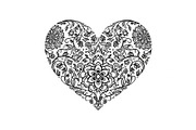 Ornamental Heart Silhouette Bundle, an Illustration by jahid234 (Thumbnail 13 of 31)