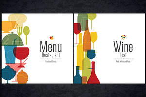 Menu and Wine list template