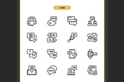 Online Chat Icons, an Icon by Spacepixel Creative (Thumbnail 2 of 3)