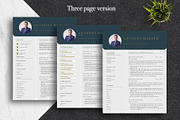 Professional Canva CV Template Pack, a Resume Template by Lux Resume (Thumbnail 3 of 9)