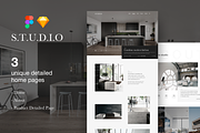 Interior & Architecture Web Template, a Landing Page Template by AE.design (Thumbnail 2 of 7)