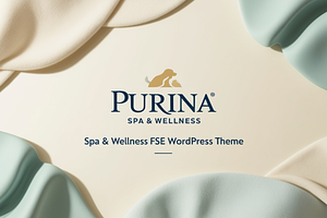 Purina Spa & Wellness FSE WordPres