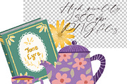 Summer hygge clipart &digital papers, a Seasonal Illustration by Yelloo Fish (Thumbnail 8 of 10)