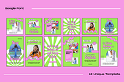 Noveau Y2K Instagram Template, a Social Media Template by Shinra Labs (Thumbnail 5 of 6)