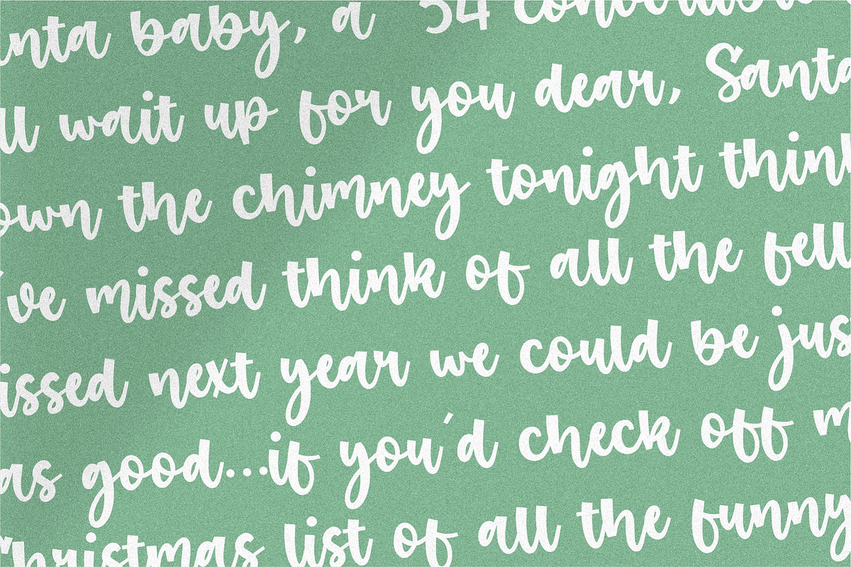Santa Robin - Handwritten Font, a Slab Serif Font by Balpirick Studio (Photo 5 of 7)