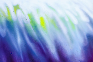 Gradient color graffiti background with abstract spray paint texture. Modern ur, an Abstract Photo by Eugene_Photo