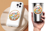 Embroidery Easter Basket Sublimation, an Object Graphic by V Design Creator (Thumbnail 6 of 8)