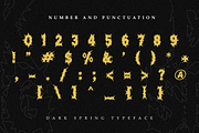 Dark Spring | Bold Death Metal Font, a Symbol Font by Masyafi Studio (Thumbnail 3 of 9)