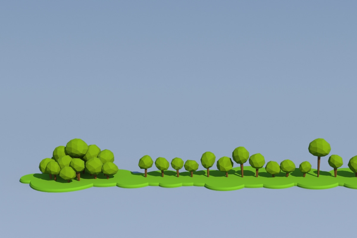 Trees And Bushes, an Environmental 3D Model by Saintpix (Photo 28 of 35)
