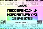 Poster Linear, a Slab Serif Font by Bramcreative (Thumbnail 6 of 11)