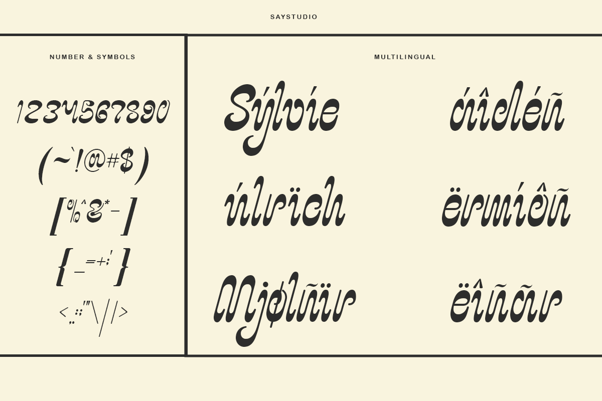 Psychodelic, a Font by Say Studio (Photo 11 of 13)