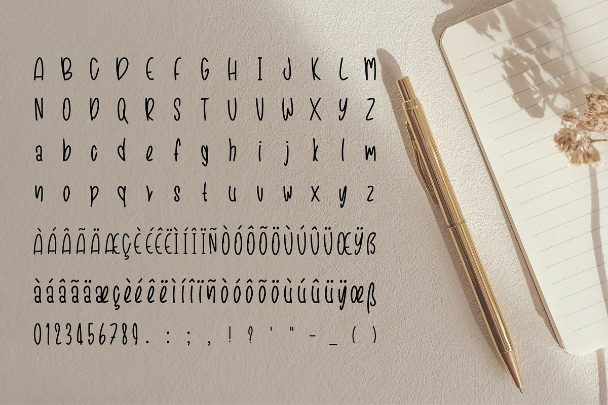Byby Mind Handwriting Font, a Handwritten Font by Ruddean2109 (Photo 2 of 10)