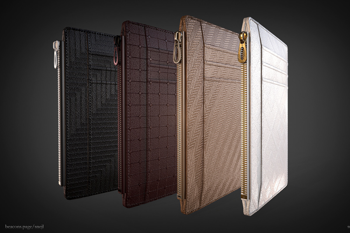 Wallet, an Object 3D Model by Snji | 3D Models (Photo 16 of 16)
