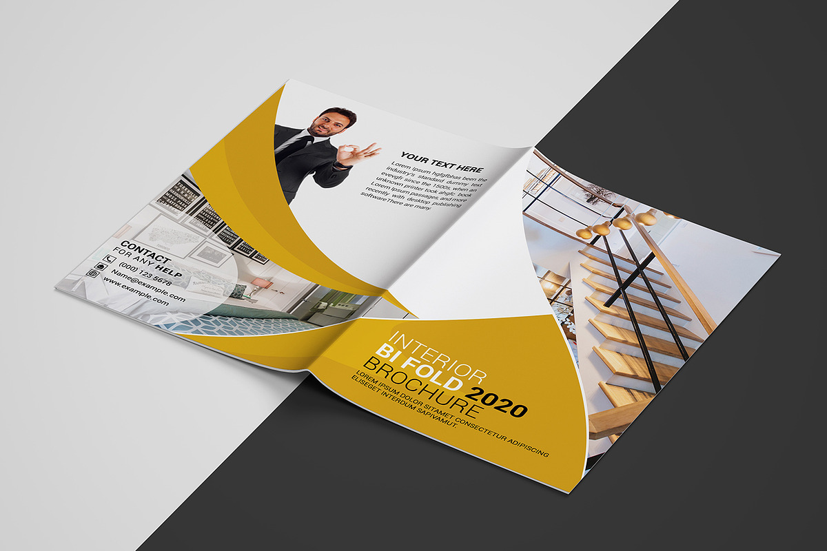 Interior Brochure Template, a Brochure Template by crazyOWL (Photo 2 of 3)