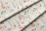 Woodland Cute Animals Pattern, a Pattern Graphic by Lady Bruniere Design (Thumbnail 10 of 15)