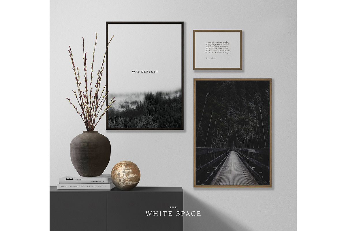 Frame Mockup Editable & Customisable, a Print Template by The White Space Co. (Photo 4 of 8)