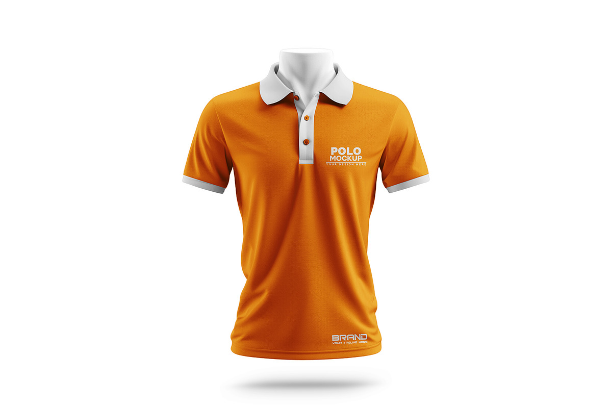 Polo Shirt Mockup, a Shirt Mockup by GraphicsPixel (Photo 4 of 10)