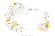 Romantic Watercolor Floral Frames, a Decorative Illustration by MariaScaroniAtelier (Thumbnail 7 of 14)