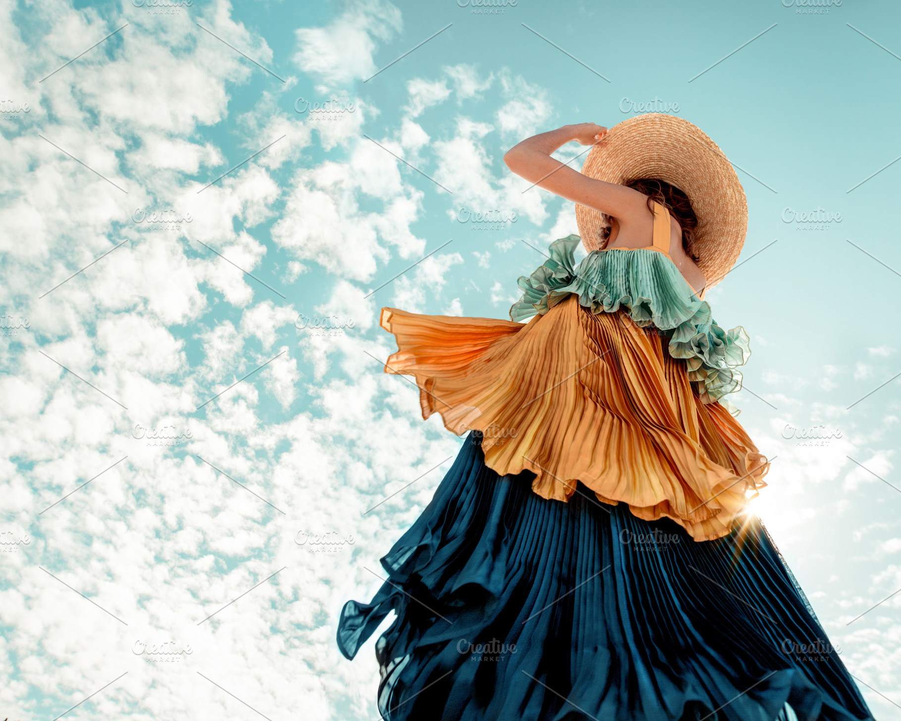 Layers of Joy Stock Photo Horizontal, a Beauty & Fashion Photo by Munopia