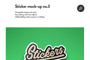 8 Sticker & logo mock bundle, a Product Mockup by PrintPixel (Thumbnail 5 of 10)
